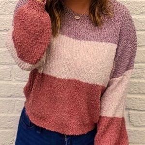 Size Medium Express Beige Sweater